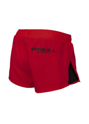 PitBull West Coast Dámské šortky Mesh Performance Pro plus - červené