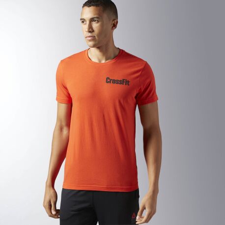 REEBOK Pánské tričko CROSSFIT ATHENA - oranžové