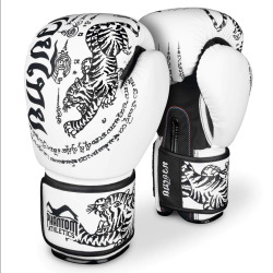 PHANTOM Boxerské rukavice Muay Thai - bílé